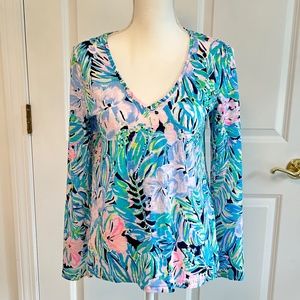 Lilly Pulitzer Etta Long Sleeve Top